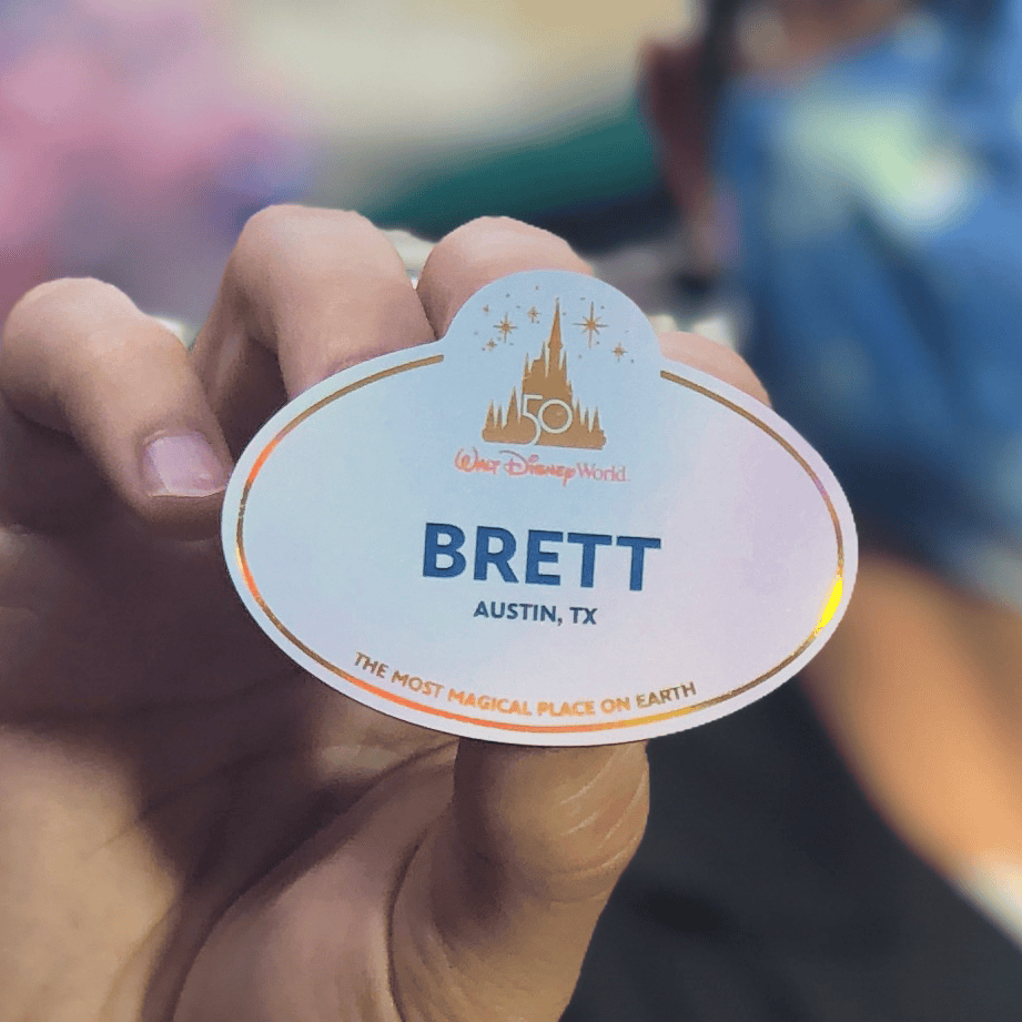 FIRST LOOK: 50th Anniversary Cast Member Name Tags